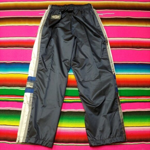Vintage Kappa Tracksuit Set Top & Pants Men S Logos 90s Retro Swishy Japan Made - Picture 15 of 16